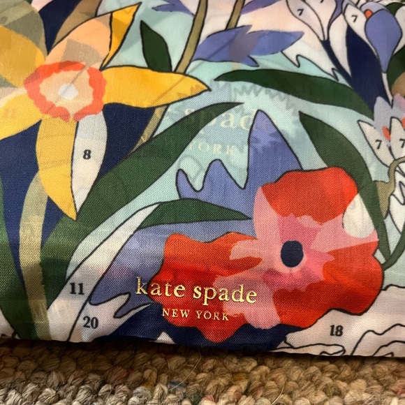 🆕 Kate Spade Paint by Numbers Floral Reusable Shopper Tote - Picture 3 of 6